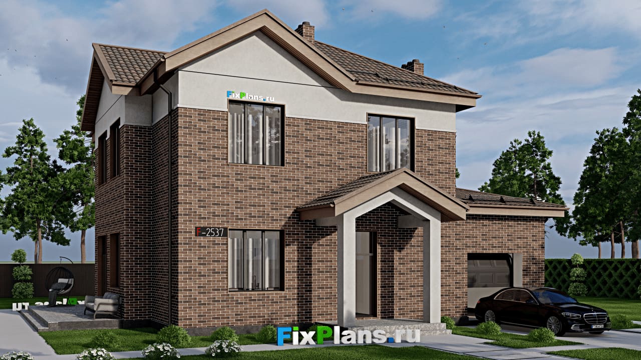 Двухэтажный дом F - 2537i — фасад