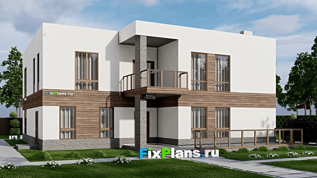 Двухэтажный дом F-10556