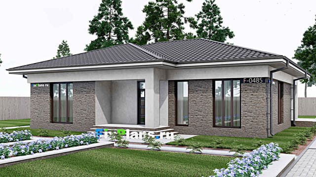 Одноэтажный дом F - 0485